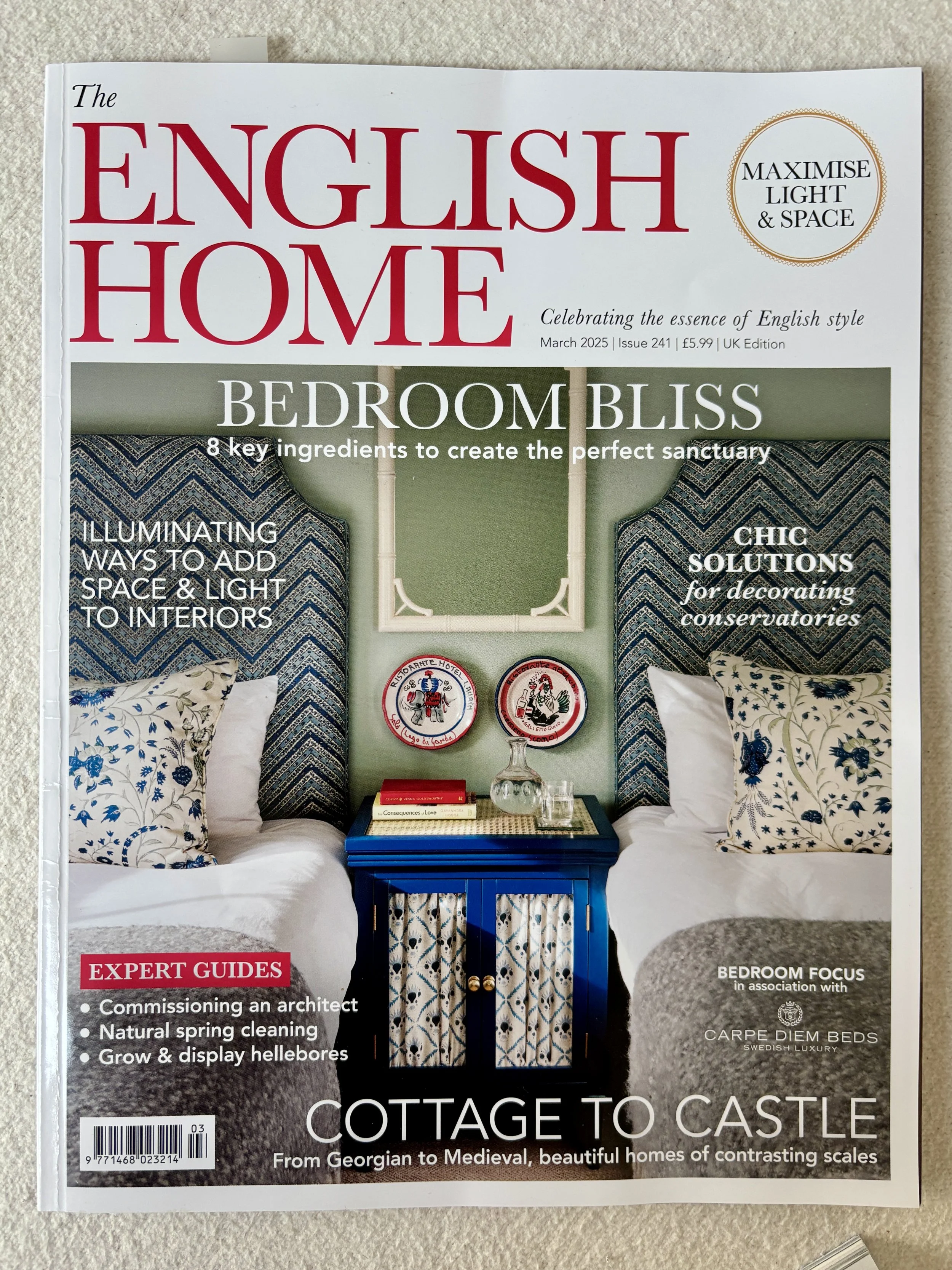 At home with lampshade designer, Alice Moylan of Beauvamp for The English Home