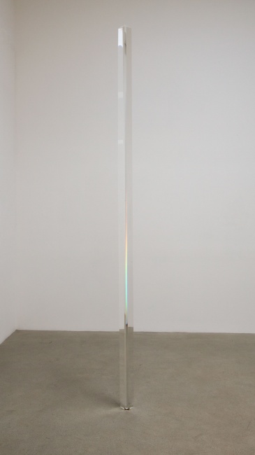 Robert Irwin Light Column, 1970 111" x 5" x 5"