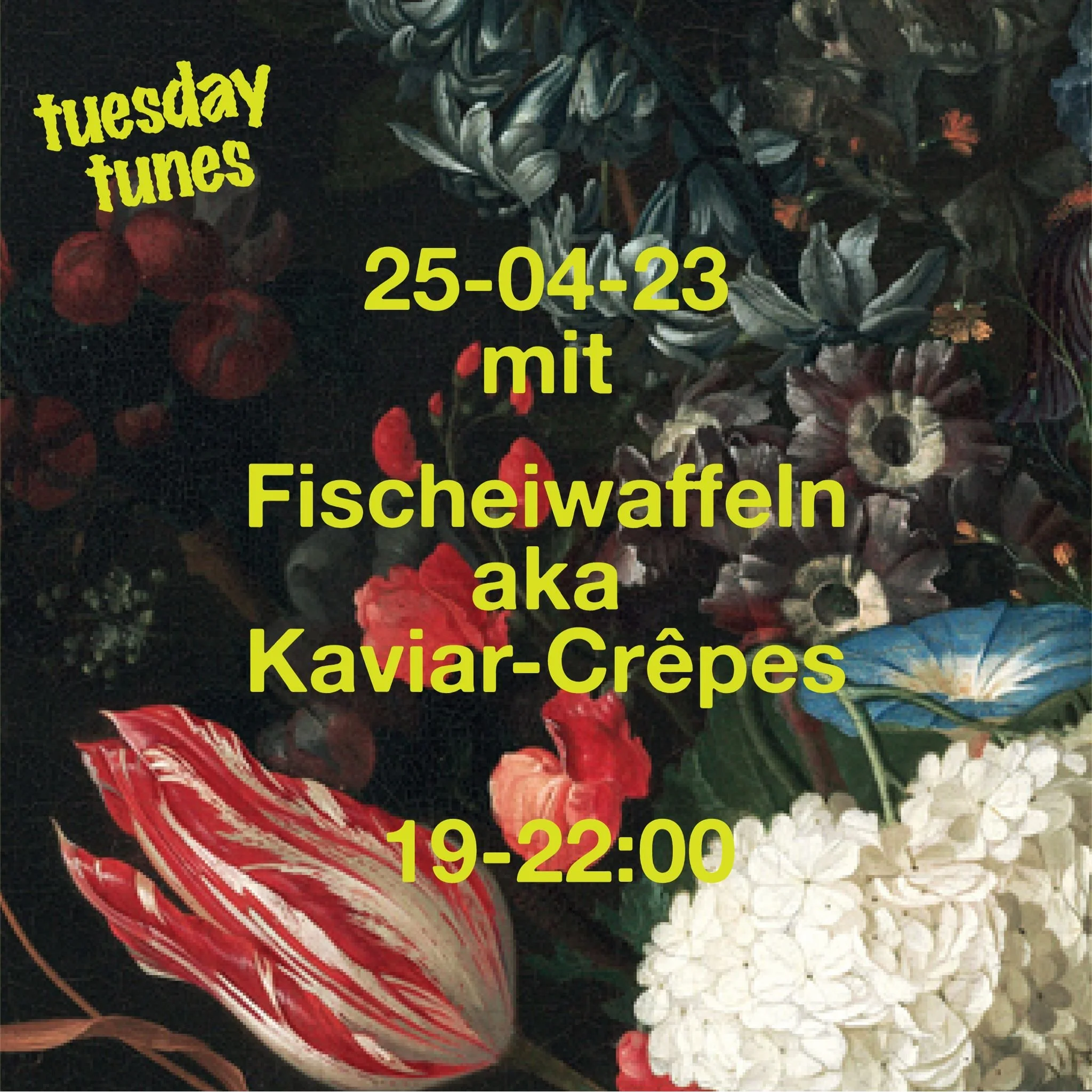 TUESDAY TUNES • mit Fischeiwaffeln aka Kaviar-Crêpes