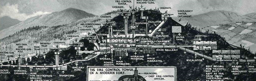 Cutaway of the military's nuclear safe-zone some two hours from where the message was heard. 