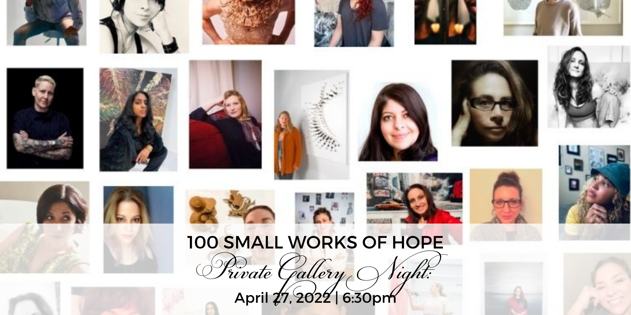 An Evening of Hope: 100 Small Works of Hope Private Gallery Talk &amp; Tour
