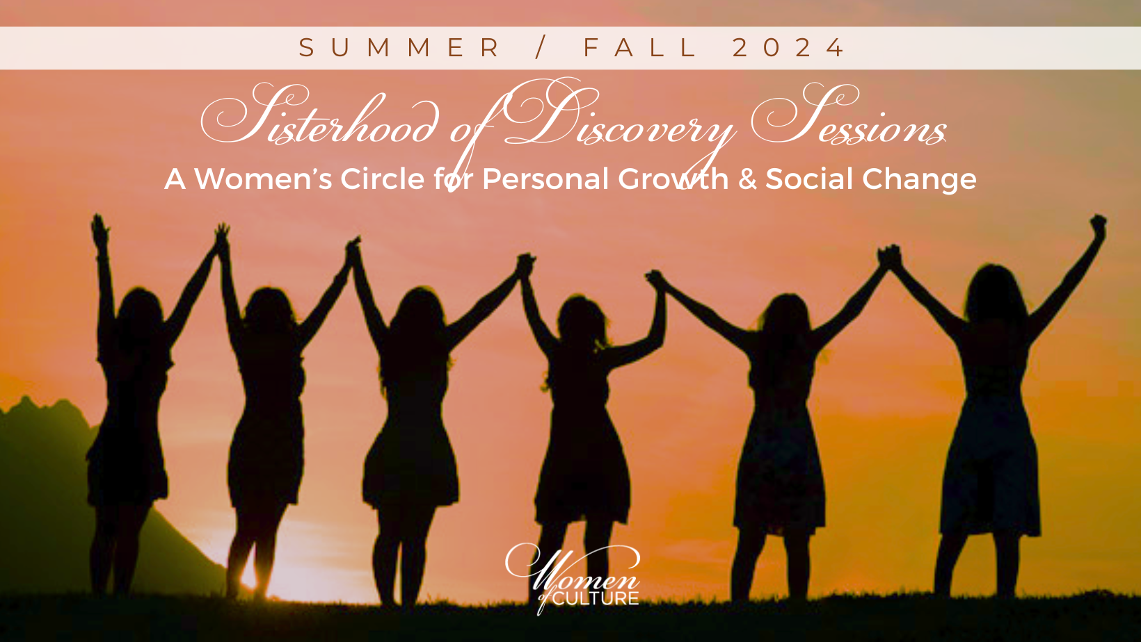 The Summer/Fall Sisterhood 2024 series Week 3 : Embracing equality (IRL option)