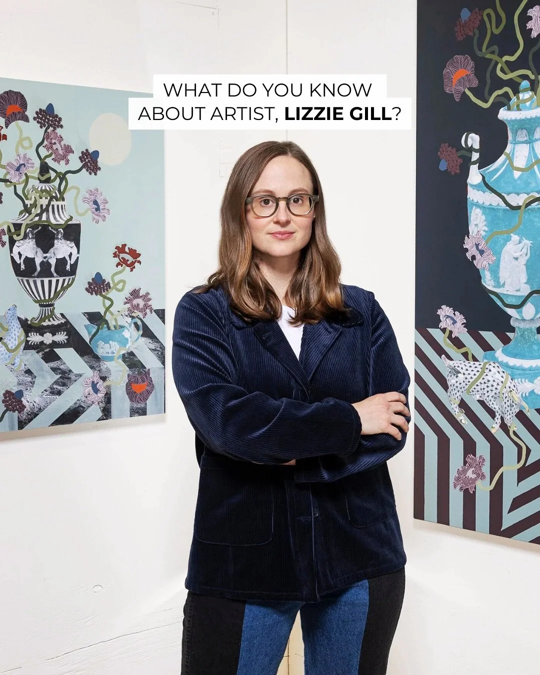 We are excited to celebrate Miami Art Week next week with the evocative work of @lizzie.gill.art 

Her latest solo exhibition at @bakerhall.art Gallery invites us into a world where vintage imagery meets contemporary design. Where the past lingers, s