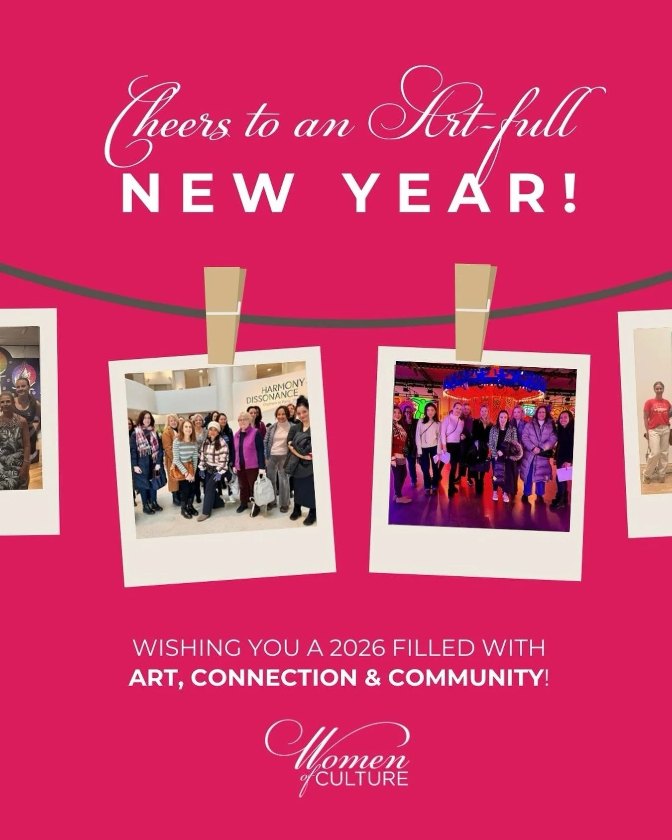 Wishing you a New Year that is full of art, community &amp; connection 💫

We&rsquo;re starting strong in 2026 and have an amazing lineup of experiences coming up - all carefully curated to leave attendees feeling connected, inspired &amp; empowered.