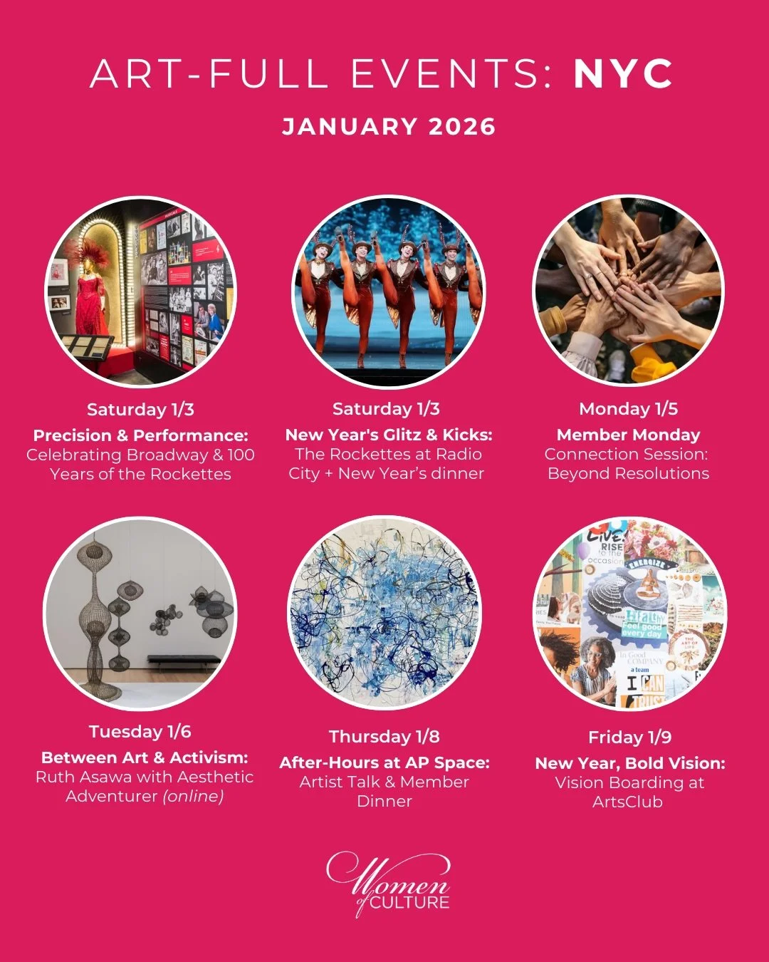 With the New Year comes new opportunities to connect through art, creativity and community.

Inspired by the legacy of @ruthasawaofficial we&rsquo;re dedicating all of January to the concept of weaving together diverse stories and people&mdash; creat