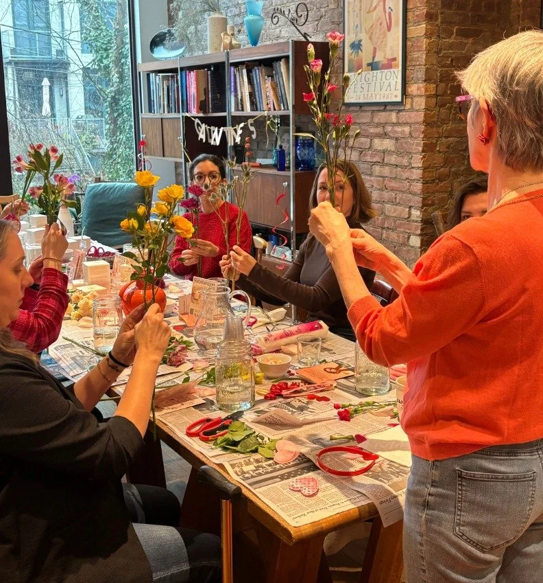 5th Annual Galentine’s Day of Floral Design &amp; Chocolate 🌸