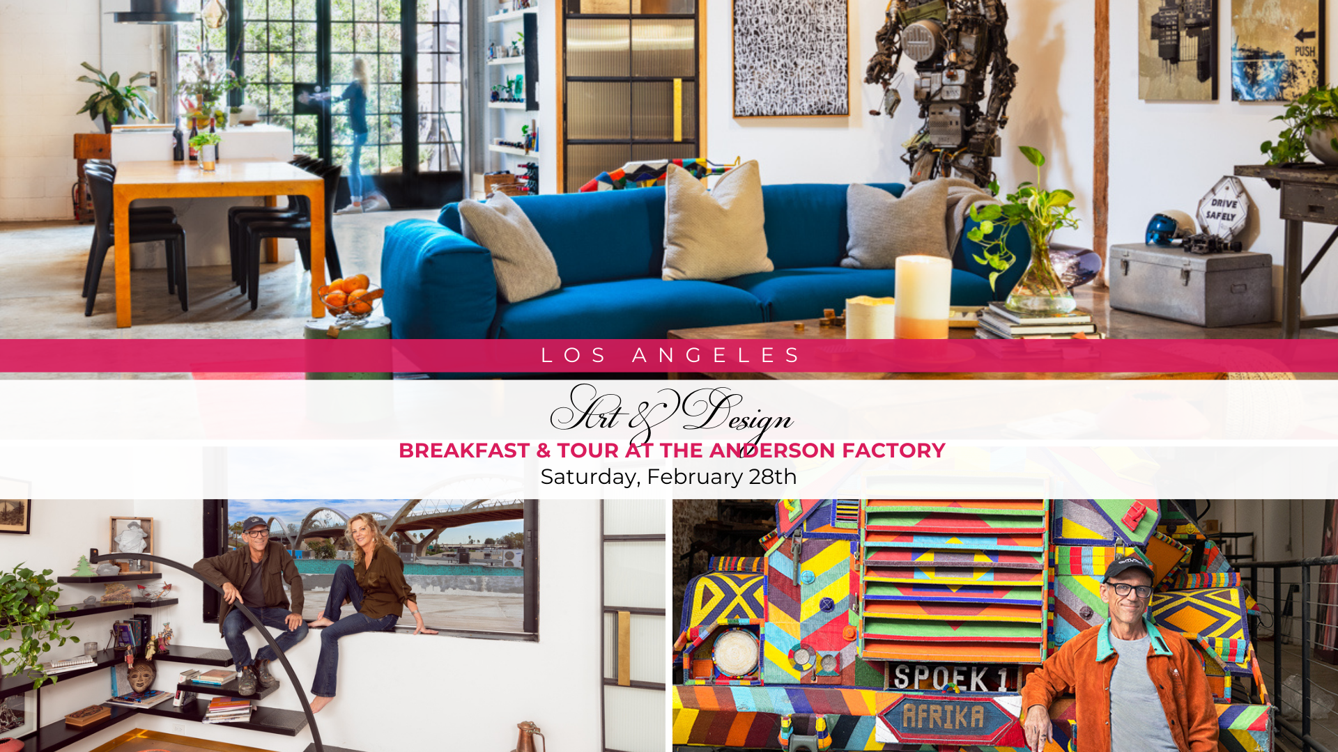 LA: Art &amp; Design Breakfast Tour at the Anderson Factory