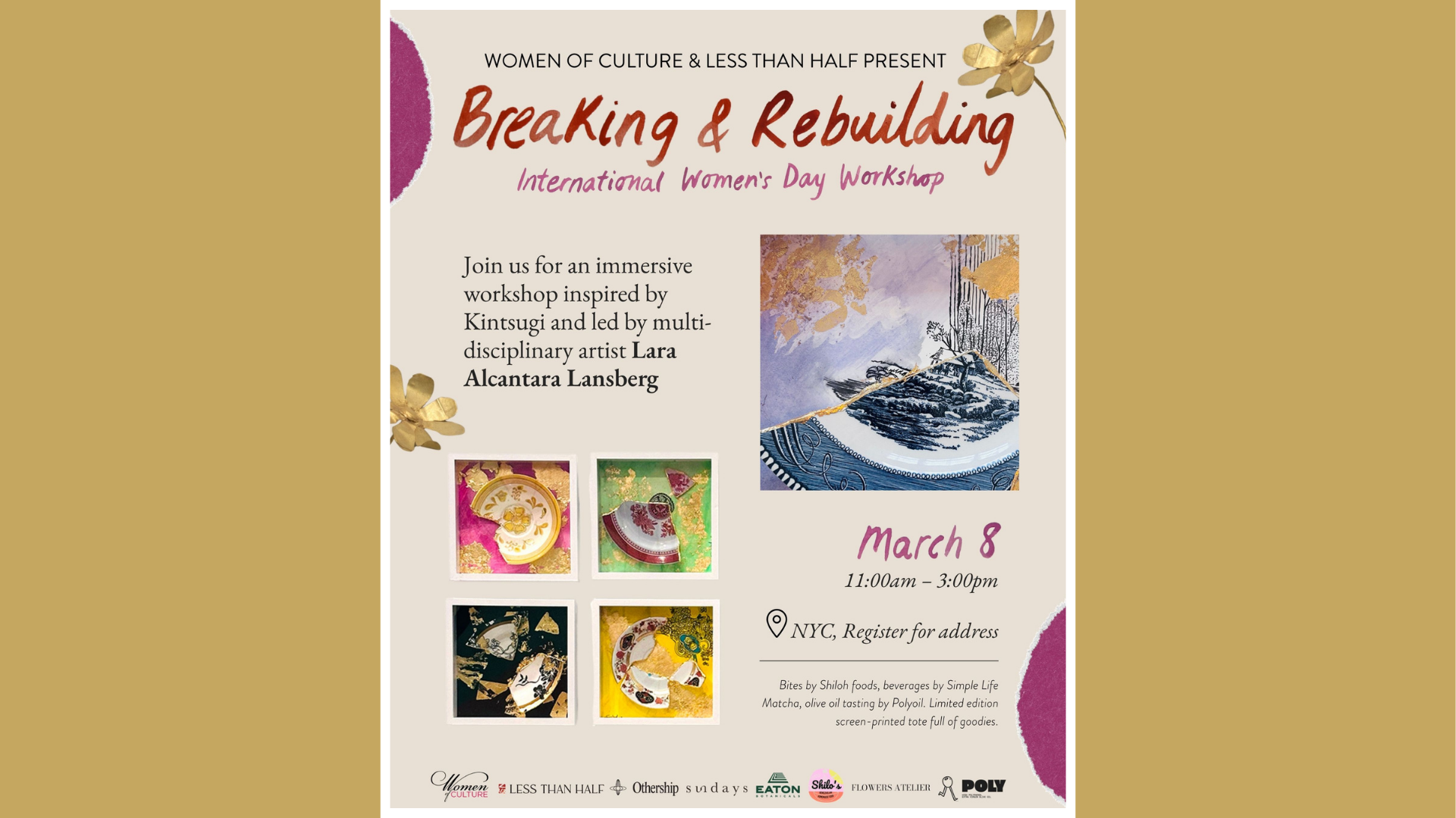 Breaking &amp; Rebuilding: International Women’s Day Workshop