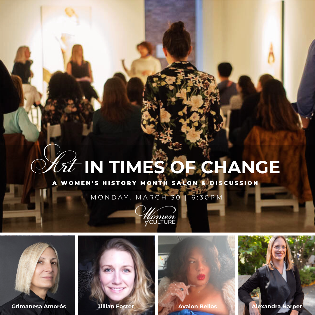Art In Times Of Change: A Women’s History Month Salon | 3/30