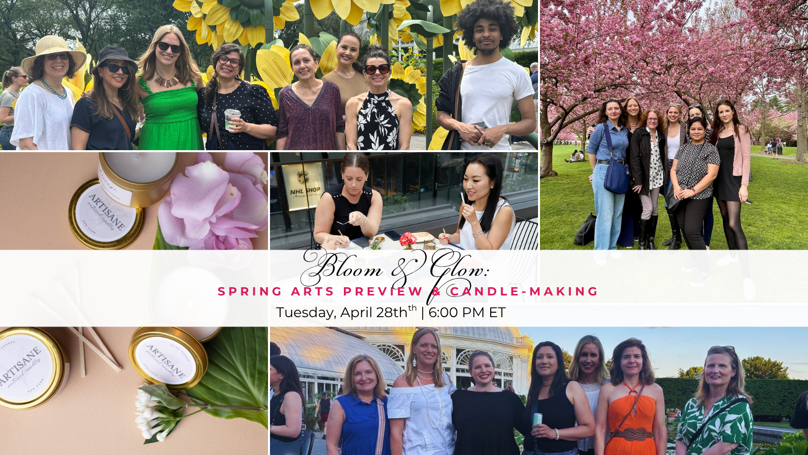 Bloom &amp; Glow: Spring Arts Preview &amp; Candle-Making