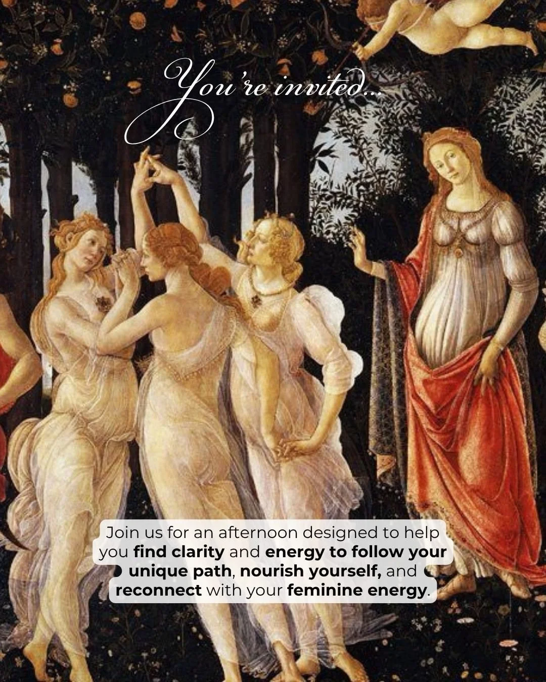 Inspired by the beauty and rebirth of the Renaissance, this intimate gathering invites you into your own season of renewal. ✨

Hosted by artist and wellness coach @nikolinakovalenko , the experience blends ritual, reflection, movement, and creative e