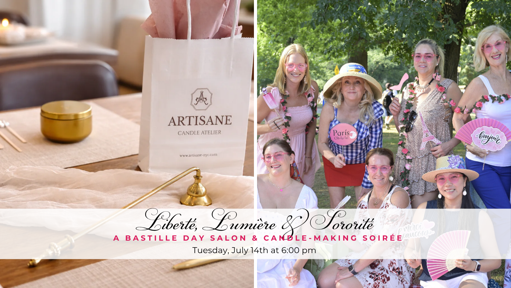 Liberté, Lumière &amp; Sororité: A Bastille Day Salon &amp; Candle-Making Soirée