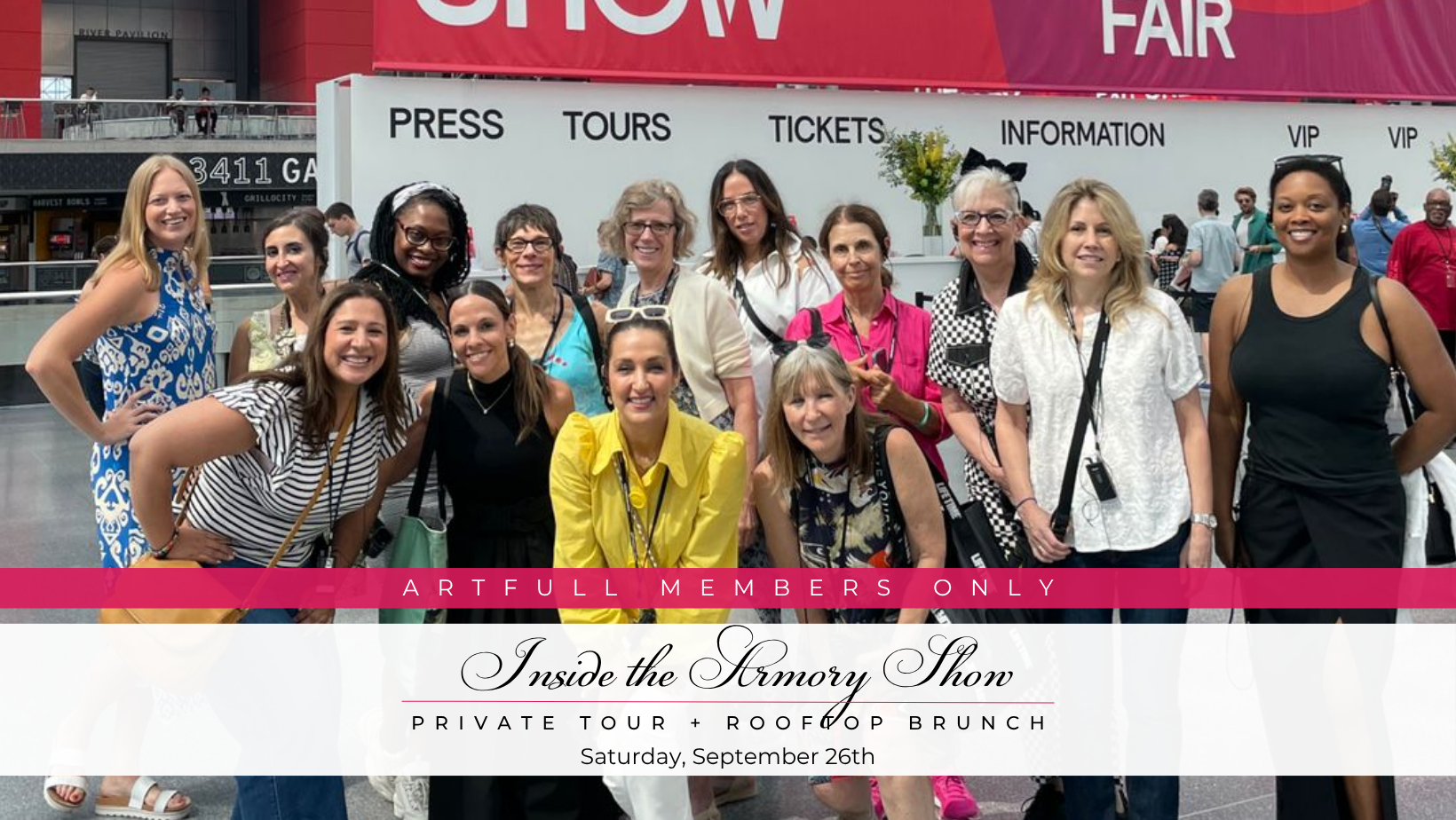 Inside the Armory Show: Private Tour + Rooftop Brunch (Members Only)