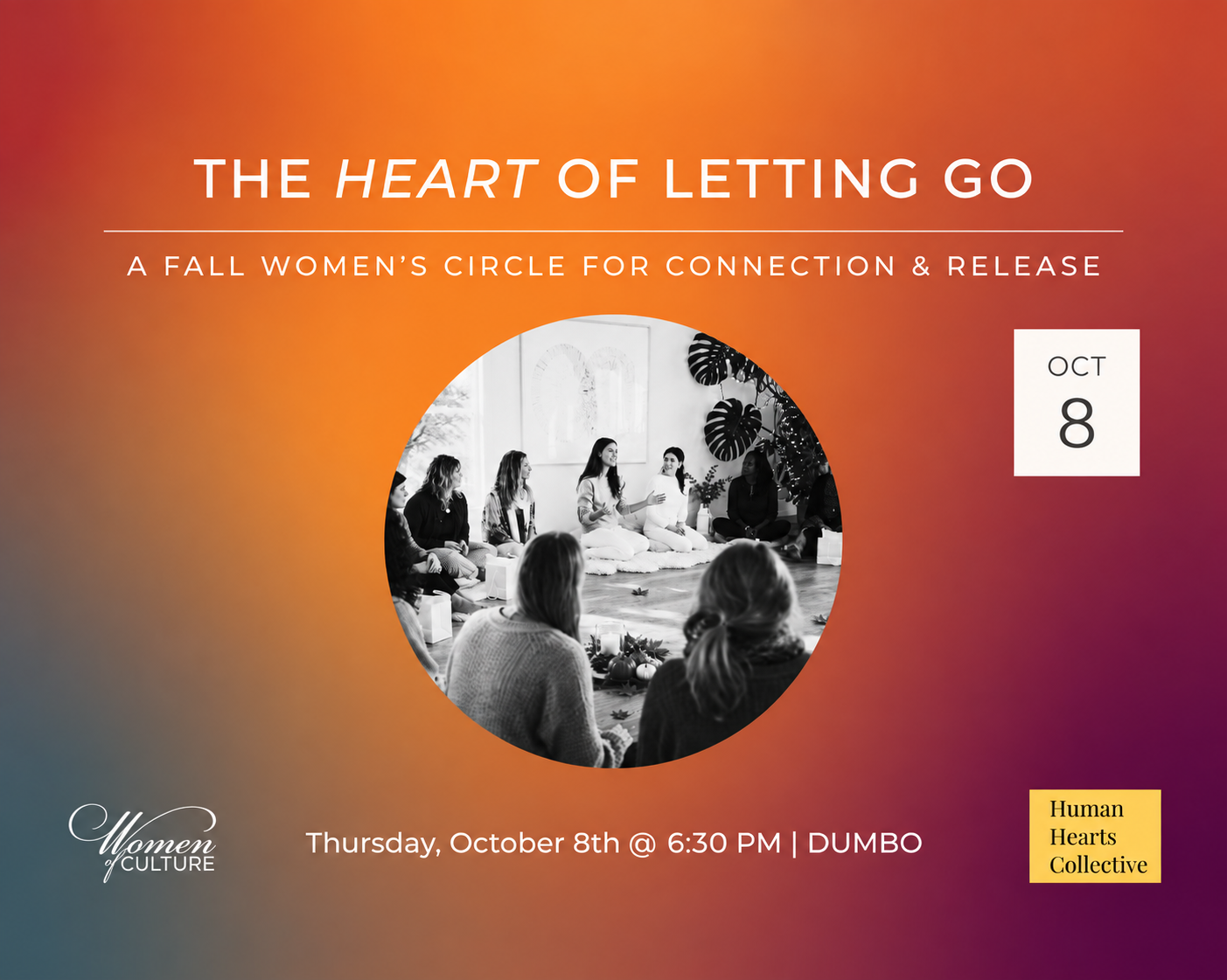 The HeArt of Letting Go: A Fall Women’s Gathering