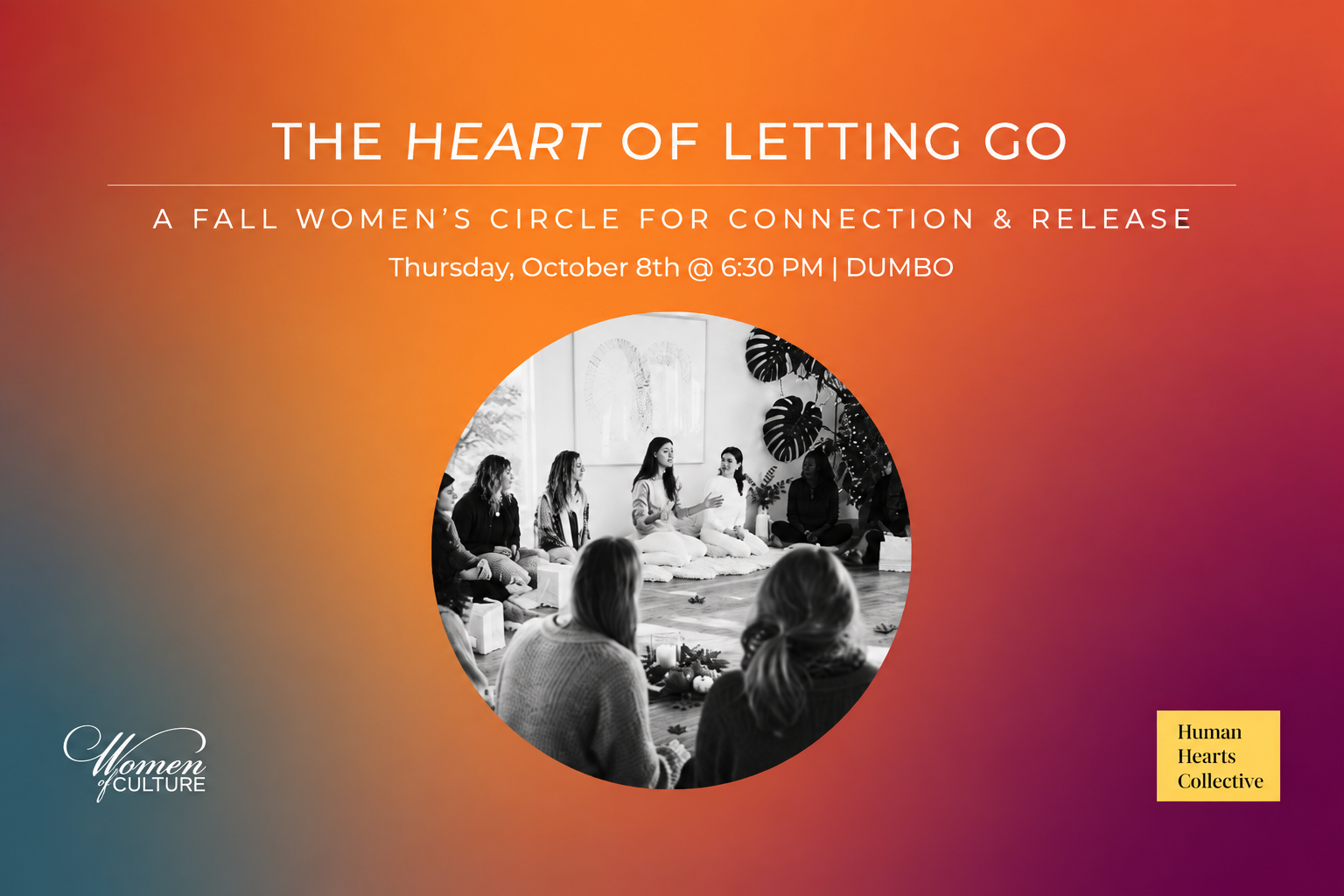 The HeArt of Letting Go: A Fall Women’s Gathering