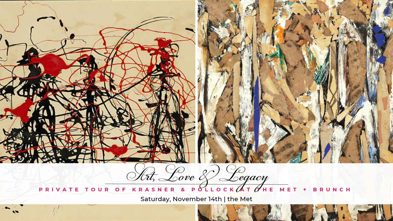 Art, Love &amp; Legacy: Private tour of Krasner &amp; Pollock + Brunch