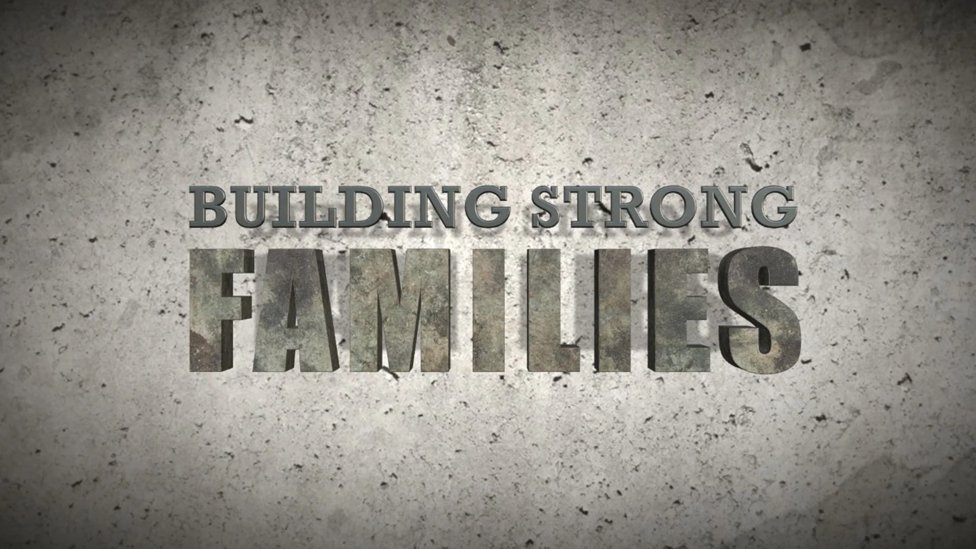Building Strong Families - Part 3 - Recharge