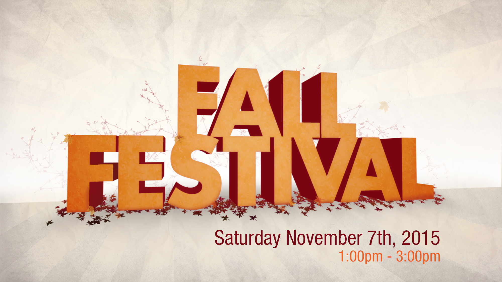 Fall Festival & Trunk or Treat
