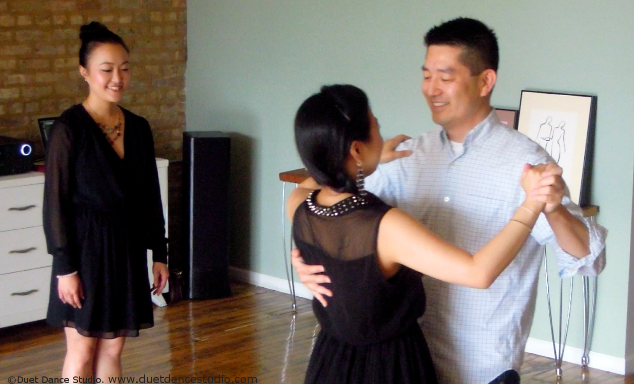 Private dance lessons at Duet Dance Studio.