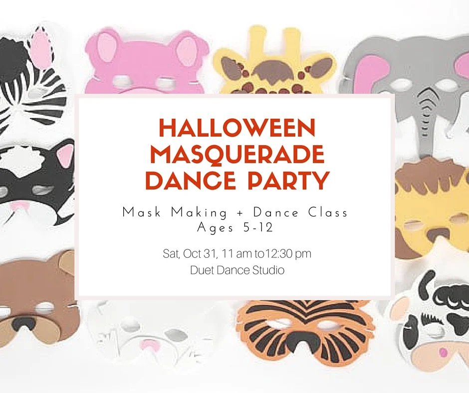Halloween Masquerade Dance Party (Ages 5-12)