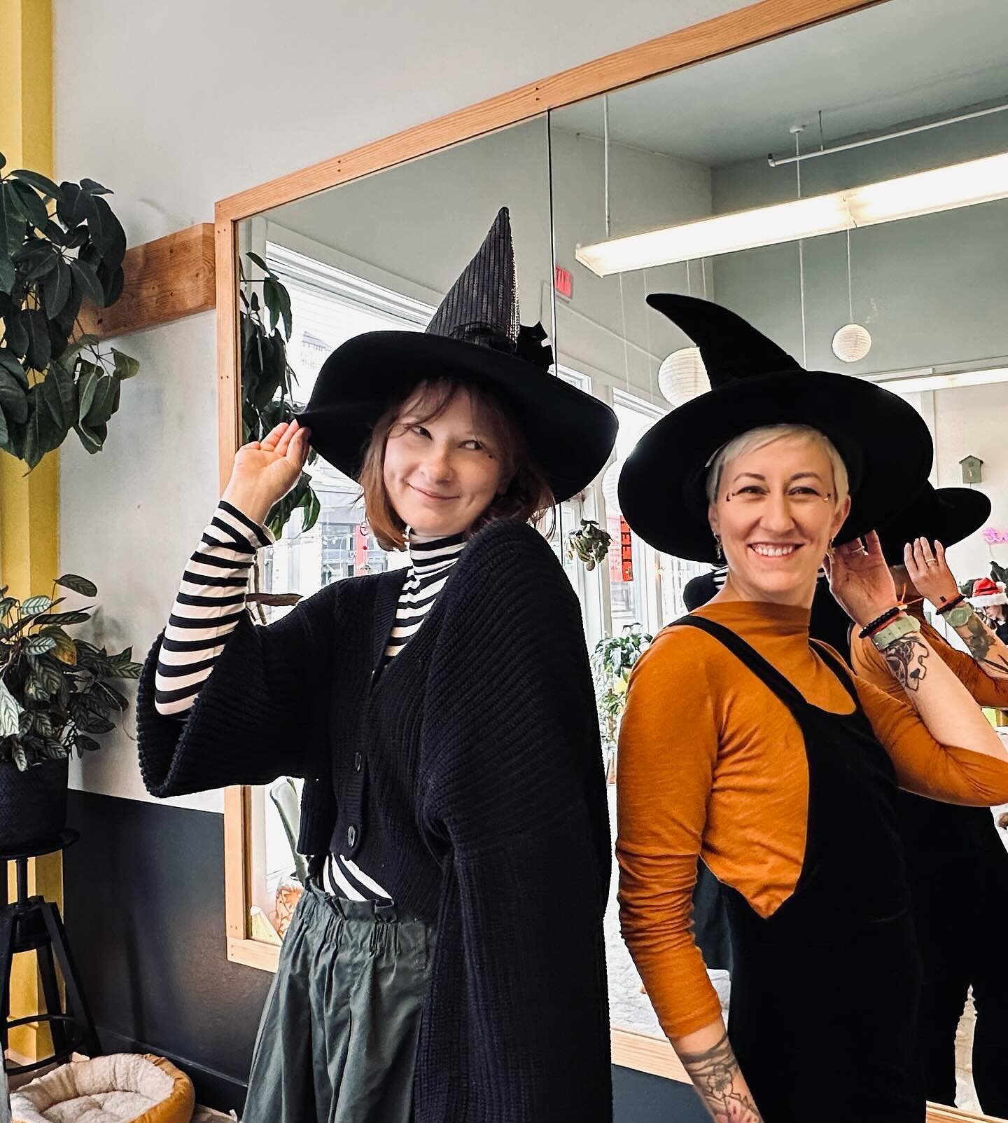 Happy Halloween from your teaches witches 🧙🧙&zwj;♀️👻 and @sunflowerartstudio