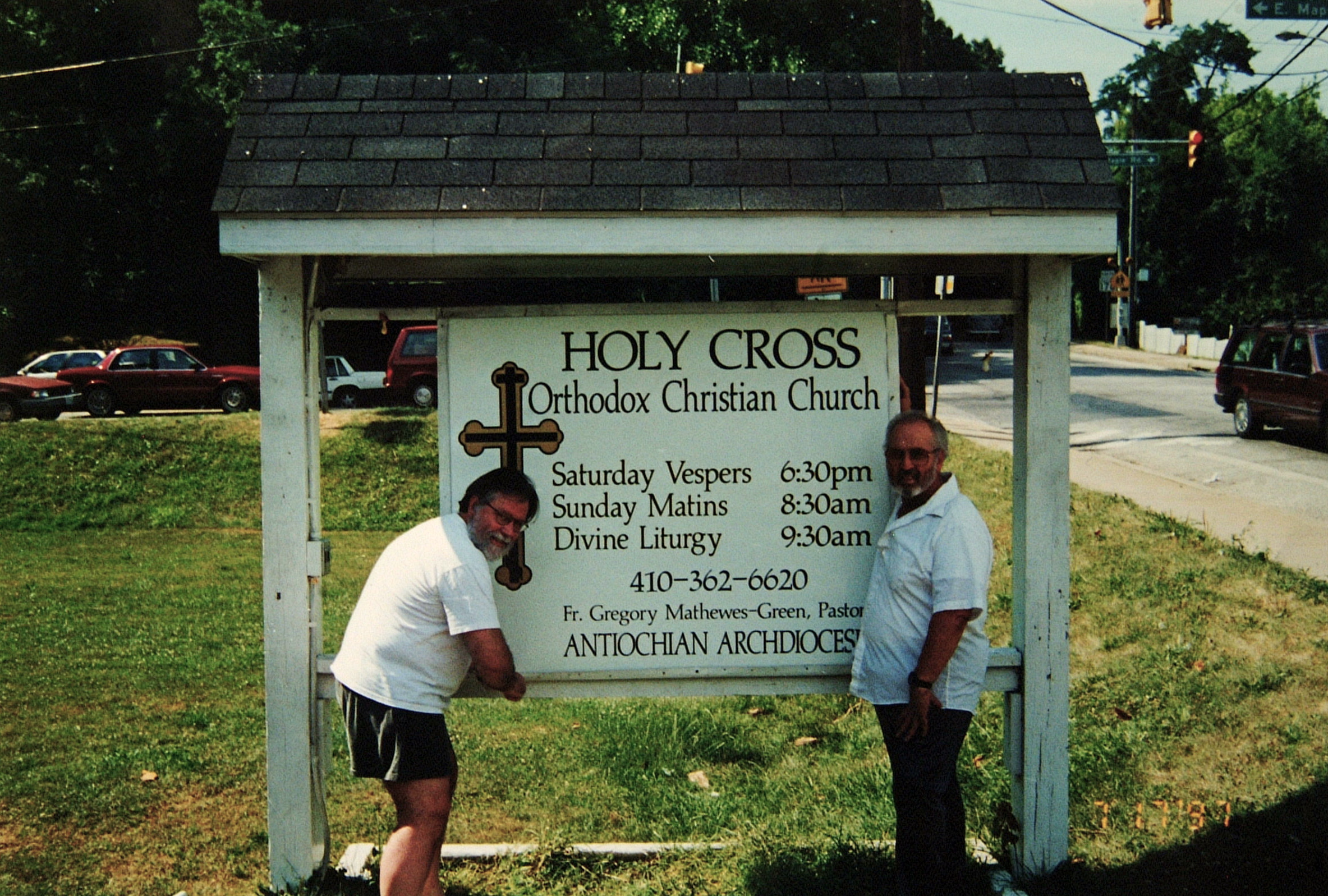 Installing the New Sign