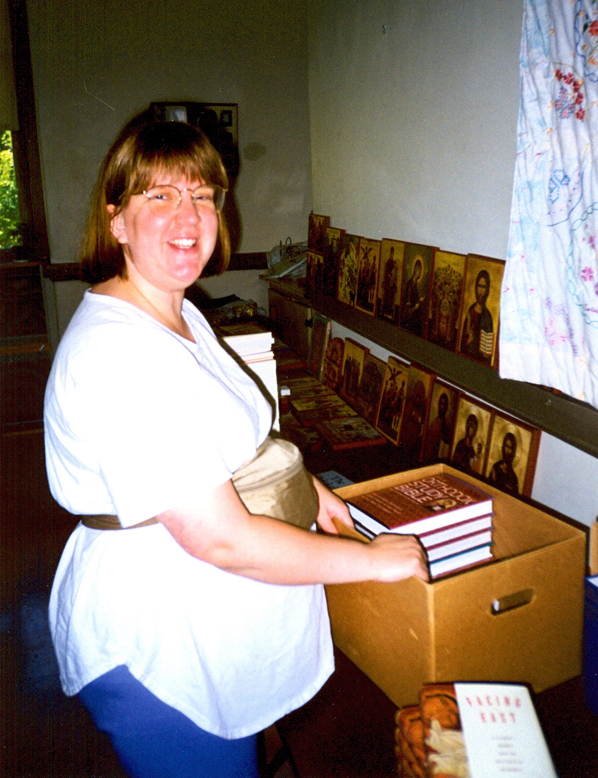 Packing up the bookstore