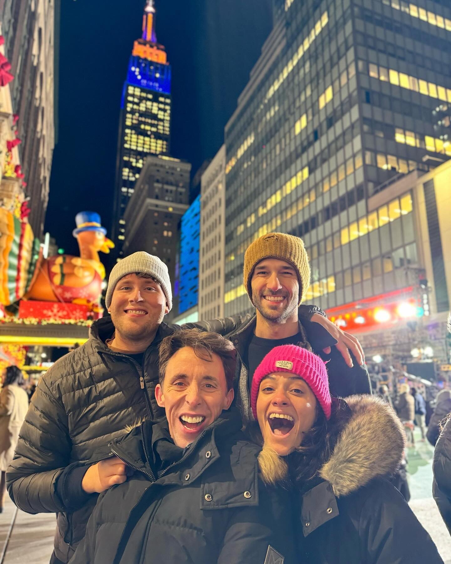 Shuckin&rsquo; live into your living rooms before your first bite of turkey. Catch @shuckedmusical in the #MacysParade tomorrow morning.