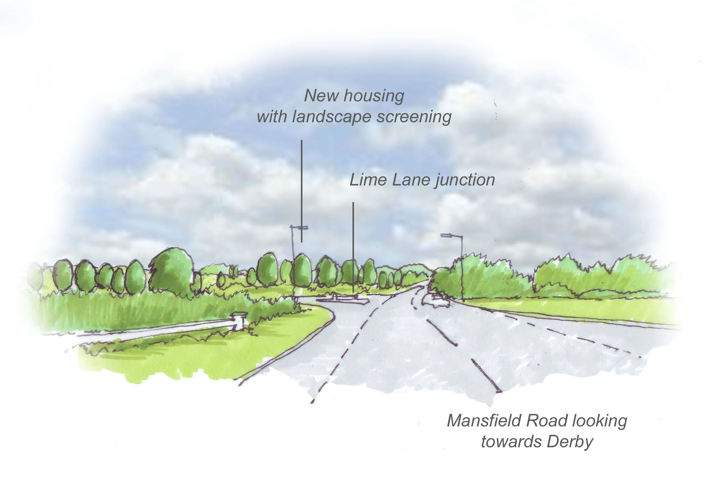 Lime Lane - Annotated Perspective