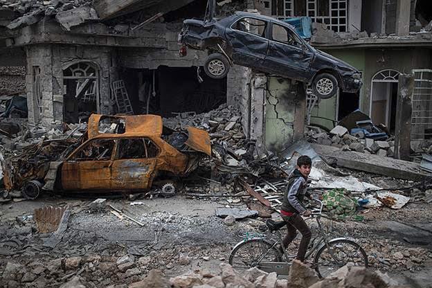 Mosul. AP photo for The Japan Times.