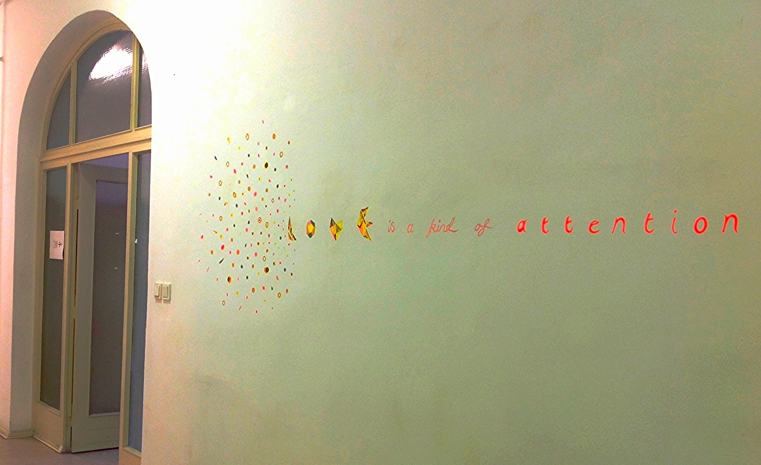 Love is a kind of attention, Berlin, 2014
