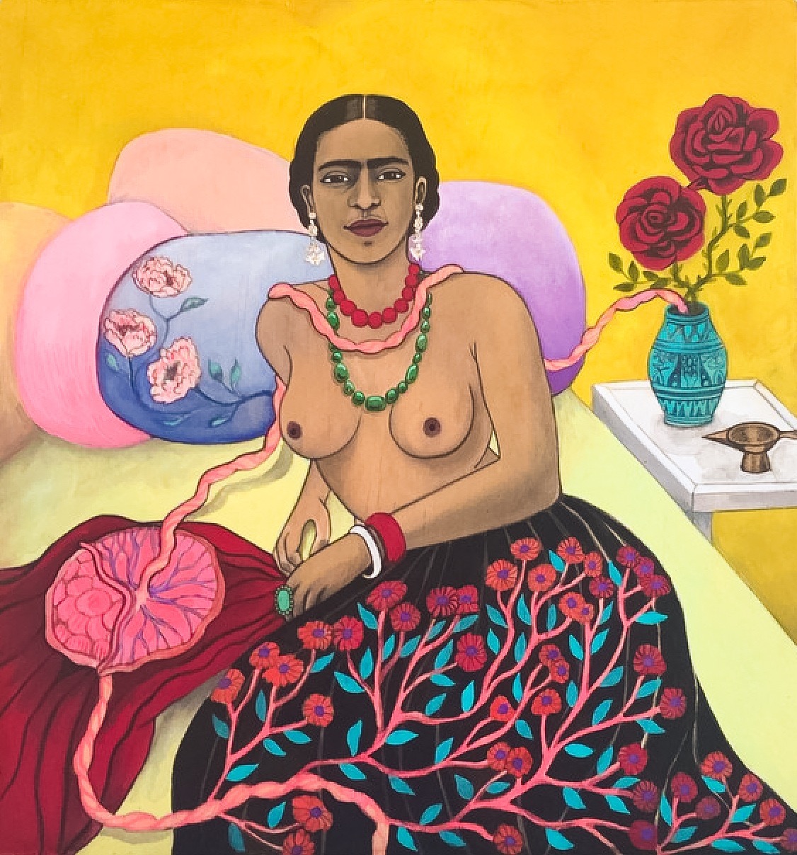 Frida Kahlo and tree of life, 2015