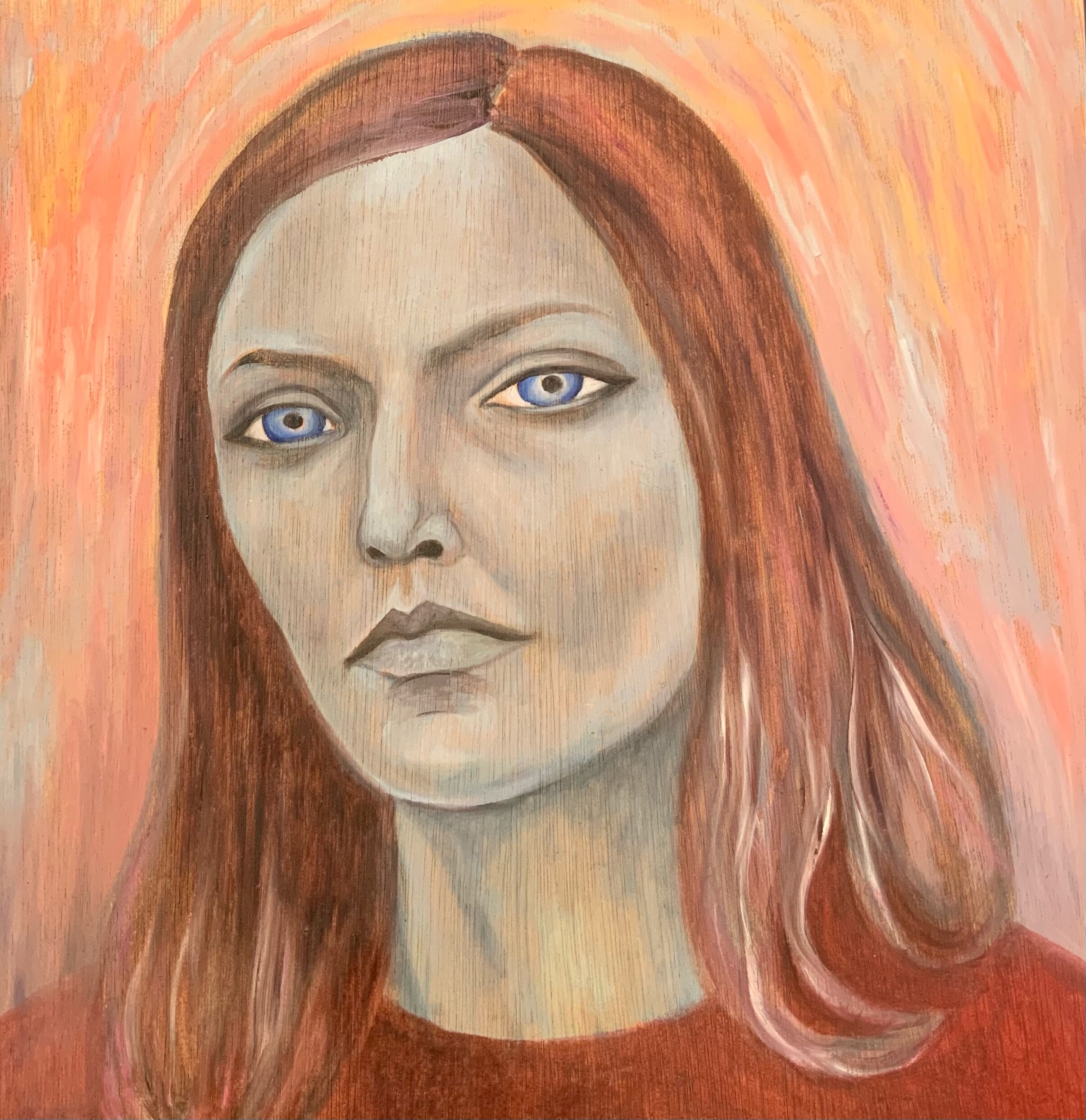  Courtney Wild, 2020  Oil on plywood  30 x 30 cm 