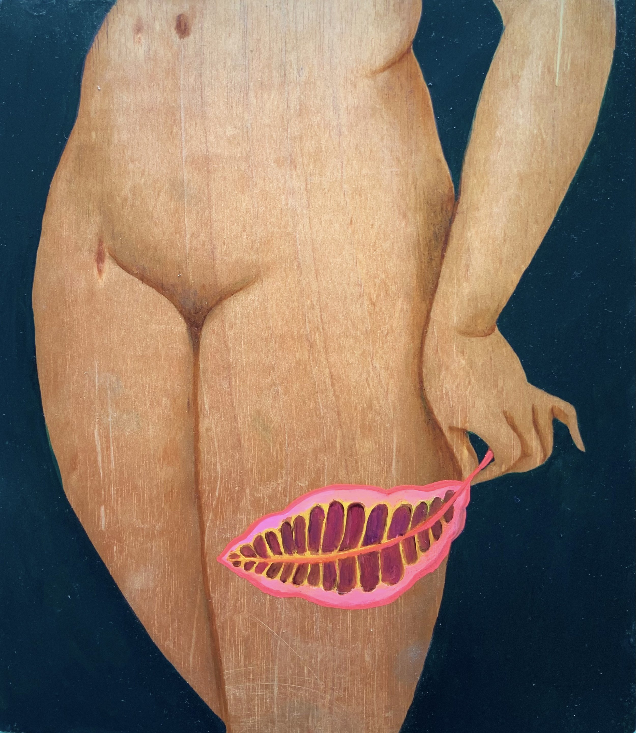   Eve , 2021  Oil on plywood   