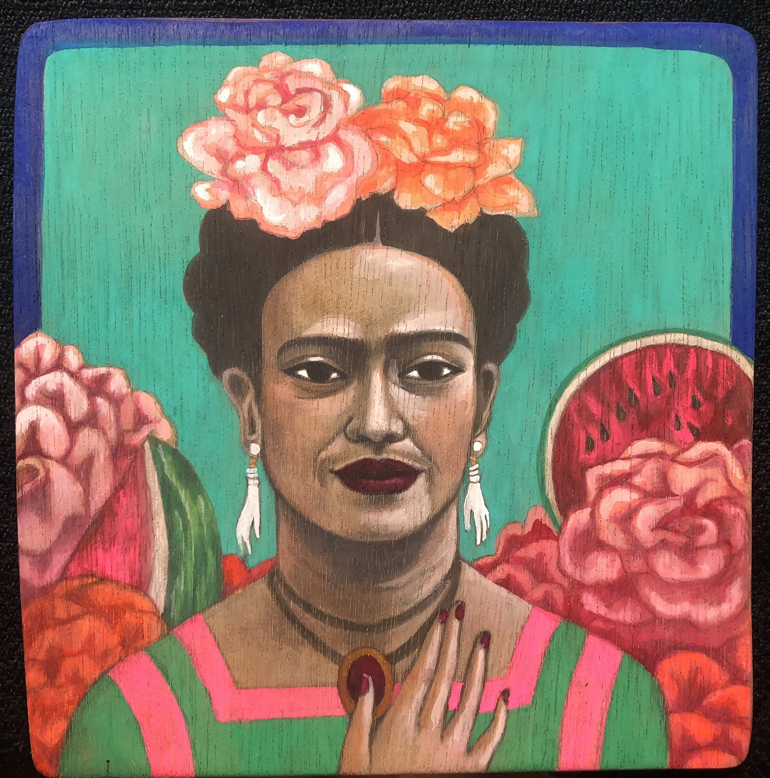 Frida with watermelons, 2025