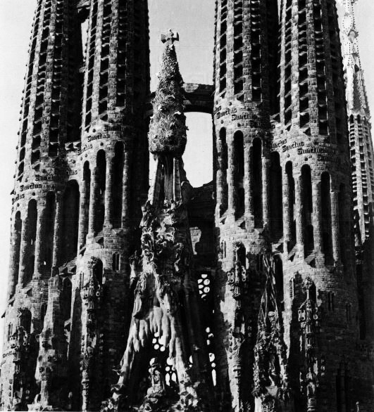 Image: "Rudness" in the Sagrada Familia, Antoni Gaudi, New York, 1961