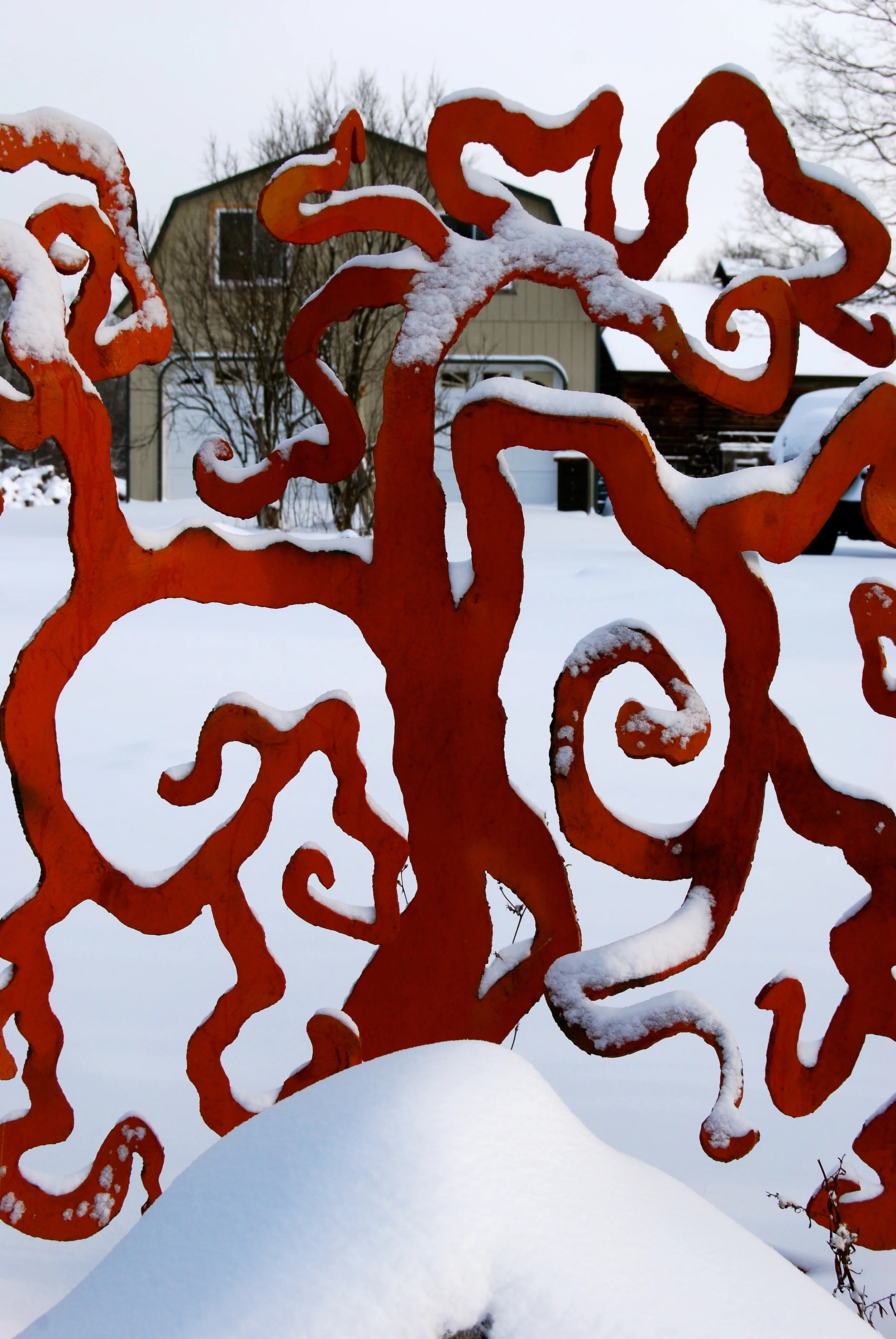 Torch Cut Steel Sculpture by Richard Benash