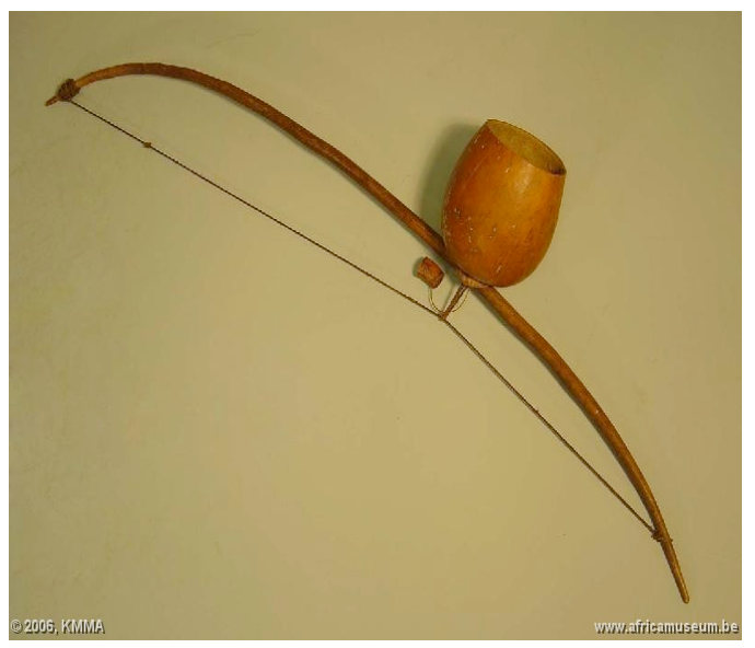 Umuduri is a string instrument made out of plant fiber, animal gut,
and metal wire attached to a bow.