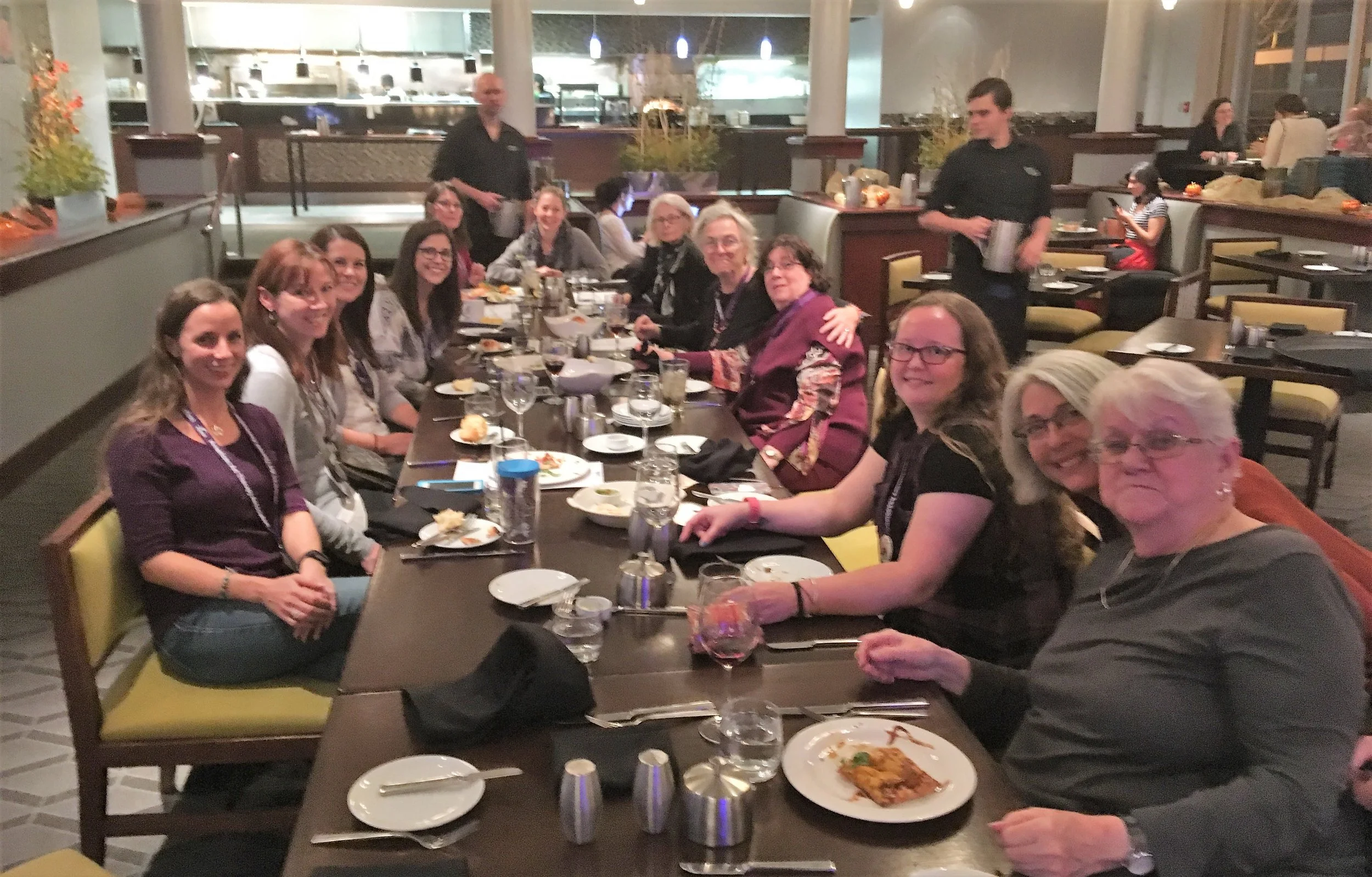 The All-Texas meetup was a great chance to connect with our fellow art therapists and meet new colleagues.