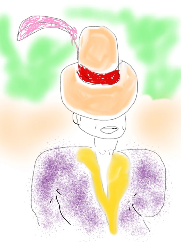 Man with hat, 2014