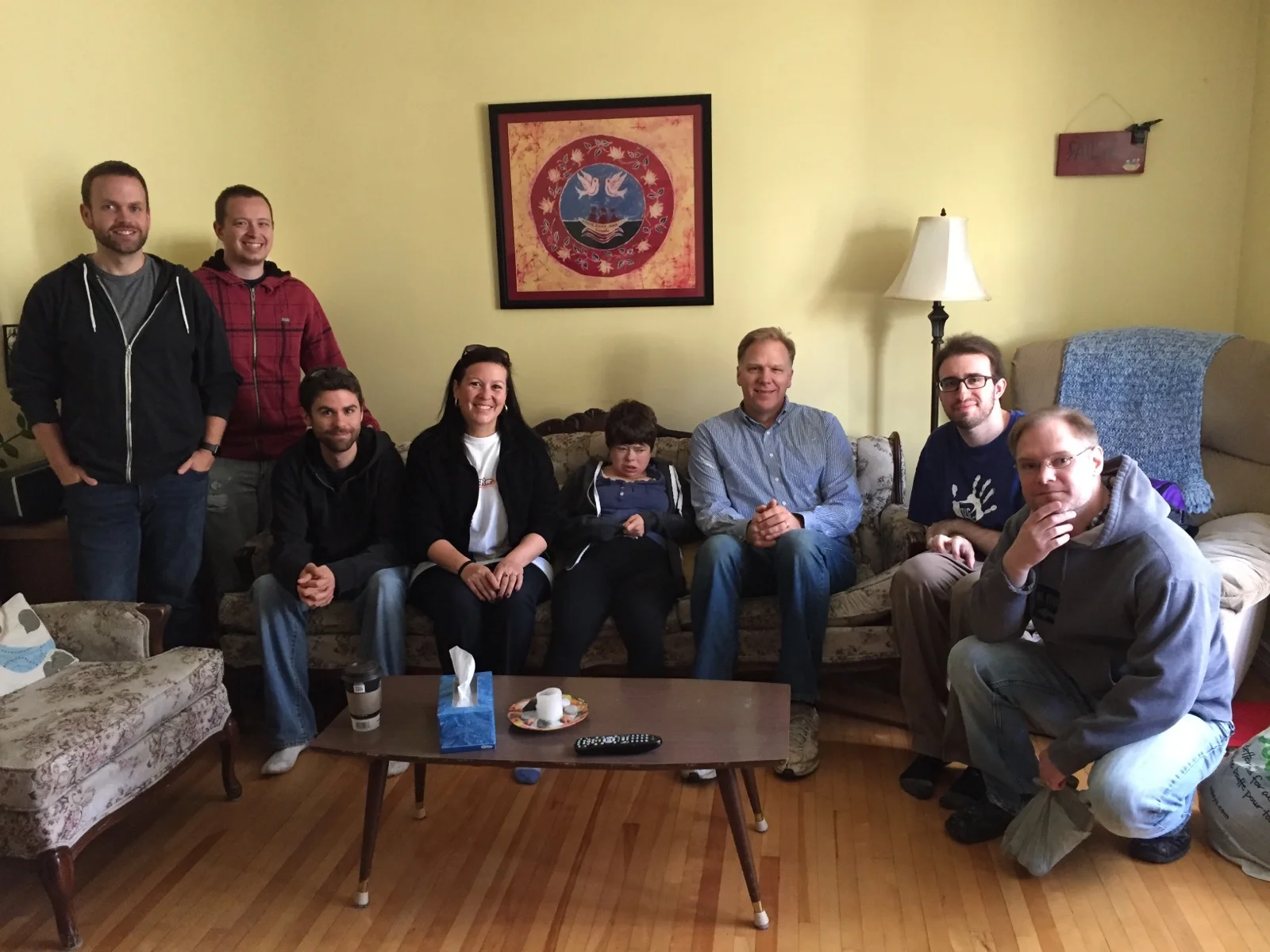 T4G Saint John crew who helped paint some bedrooms at McKim House!