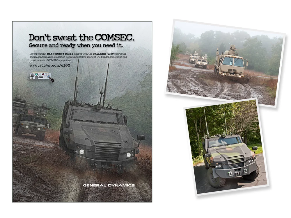 digital photo composite for advertising