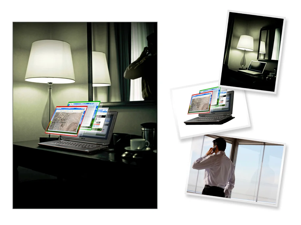 digital photo composite for advertising