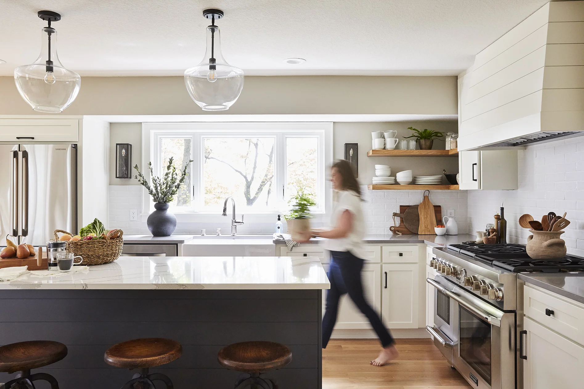 Lake Independence Remodel // Kitchen- Laura Engen Interior Design