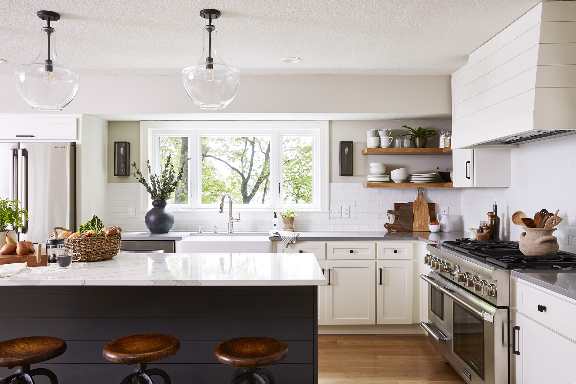 Lake Independence Remodel // Kitchen- Laura Engen Interior Design