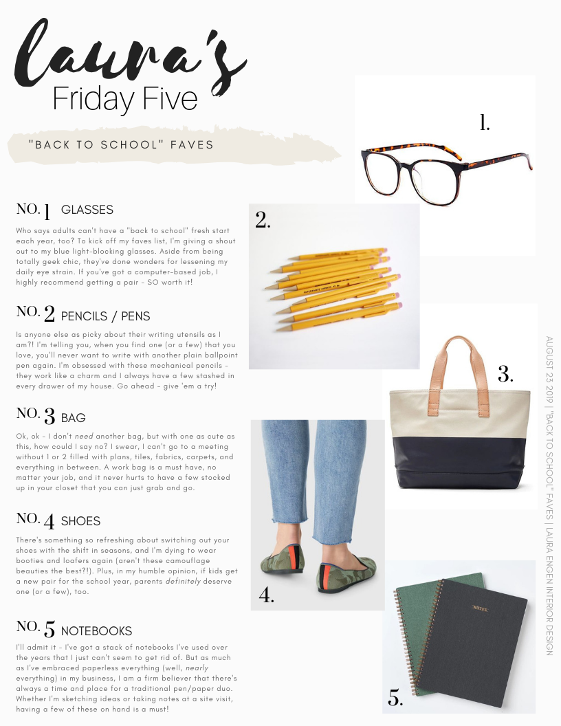 Laura's Friday Five