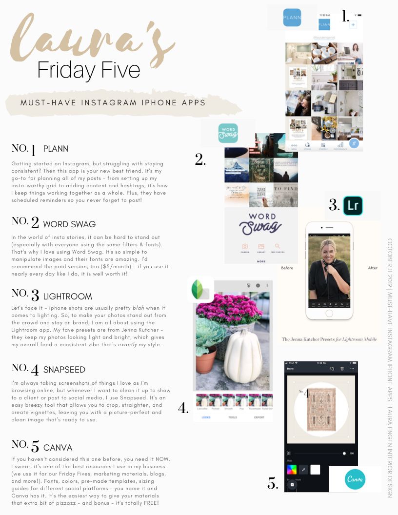 Laura's Friday Five
