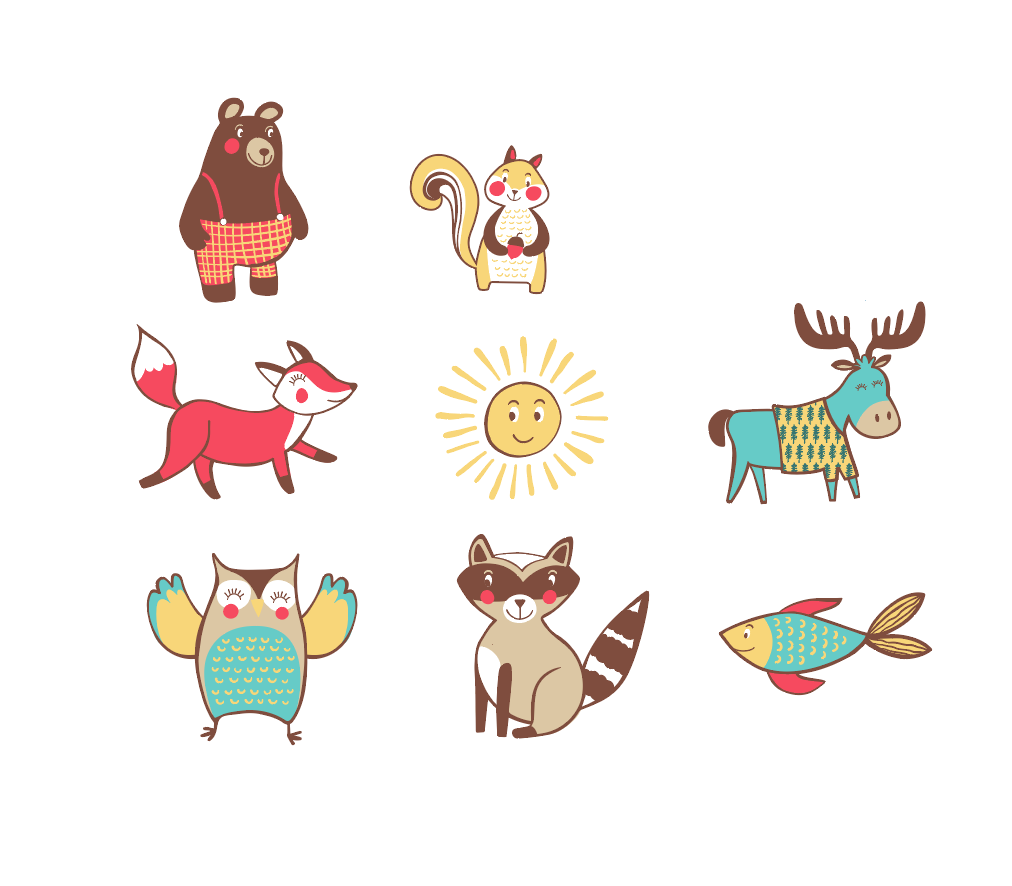 original characters created for Darice to use on multiple craft products