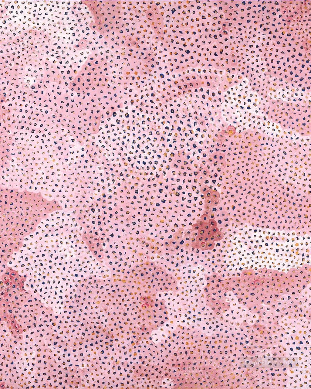 INFINITE... Infinity Net , Yayoi Kusama. 1972.  The magic of pattern realized by the human hand. Our collier in &quot;bubble gum&quot; pink coral and mother of pearl , 2025.
.
.
.
.
#contemporaryjewelry #studiojeweler #studiojewellery #savoirfaire #a