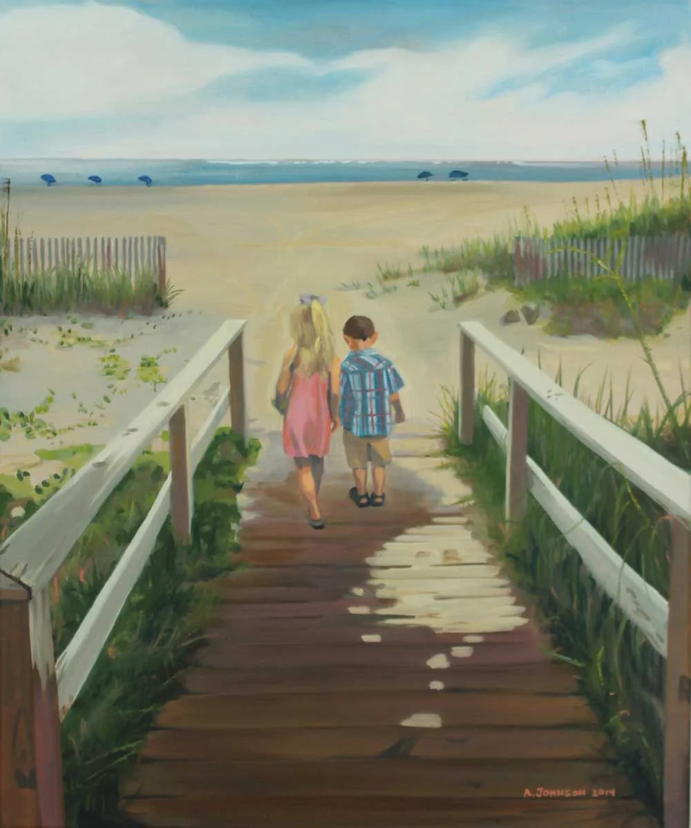 Children at the Beach